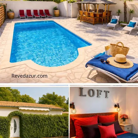 T2- 20m2 -plage De La Nartelle A 200m -piscine Au Sel - Parking - Bbq - Sejour Calme & Detente- Check-in De 15h A 20h Maximum- Propriete Le Reve D'azur Maxime *